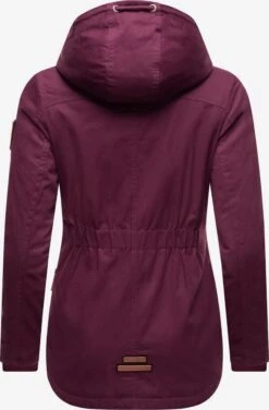 Marikoo Winterjassen Winterjas Bikoo Dames Wijnrood -Marikoo Winkel 04034392d7f1aa78d7f1e32d7df8ddf7