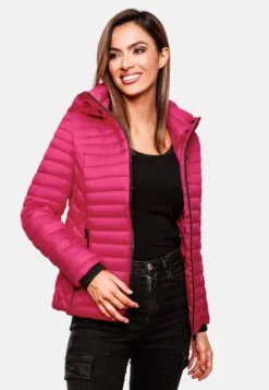 Marikoo Tussenjassen Tussenjas Samtpfote Dames Pink -Marikoo Winkel 05216745bcdfa9297eff6866b47b34a8