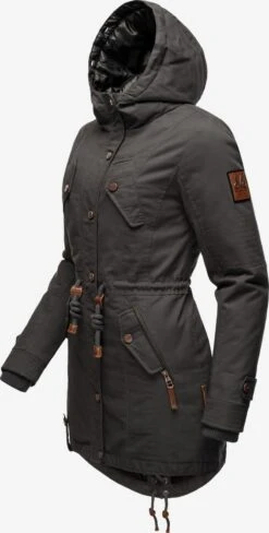 Marikoo Parkas Winterparka La Viva Prc Dames Antraciet -Marikoo Winkel 05a3baca109ed485349e78edd42fa56f