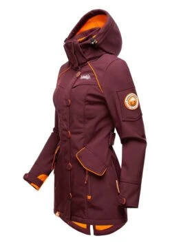 Marikoo Soulinaa - Parka - Dark Red Melange -Marikoo Winkel 07e08f82269d4836a0286928f2fdd488