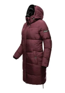 Marikoo Streliziaa - Winterjas - Dark Red Melange -Marikoo Winkel 08bb3b120fb14e4eb9f23531160bd83b