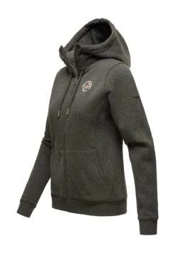 Marikoo Setsunaa - Sweater Met Rits - Darkgreymelange -Marikoo Winkel 0ac0fed44df545669057c7721d74ef69