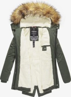 Marikoo Parkas Winterparka Akira Dames Olijfgroen -Marikoo Winkel 0cca2305c48fc4425576c98be66bcb8f