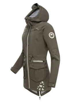 Marikoo Ulissaa - Regenjas - Dark Grey -Marikoo Winkel 0d7098d8de4548f5bdc2cb69c1a3338e