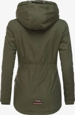 Marikoo Winterjassen Winterjas Bikoo Dames Kaki -Marikoo Winkel 0de4cc4bd879f6f127cb09376ad1f77b