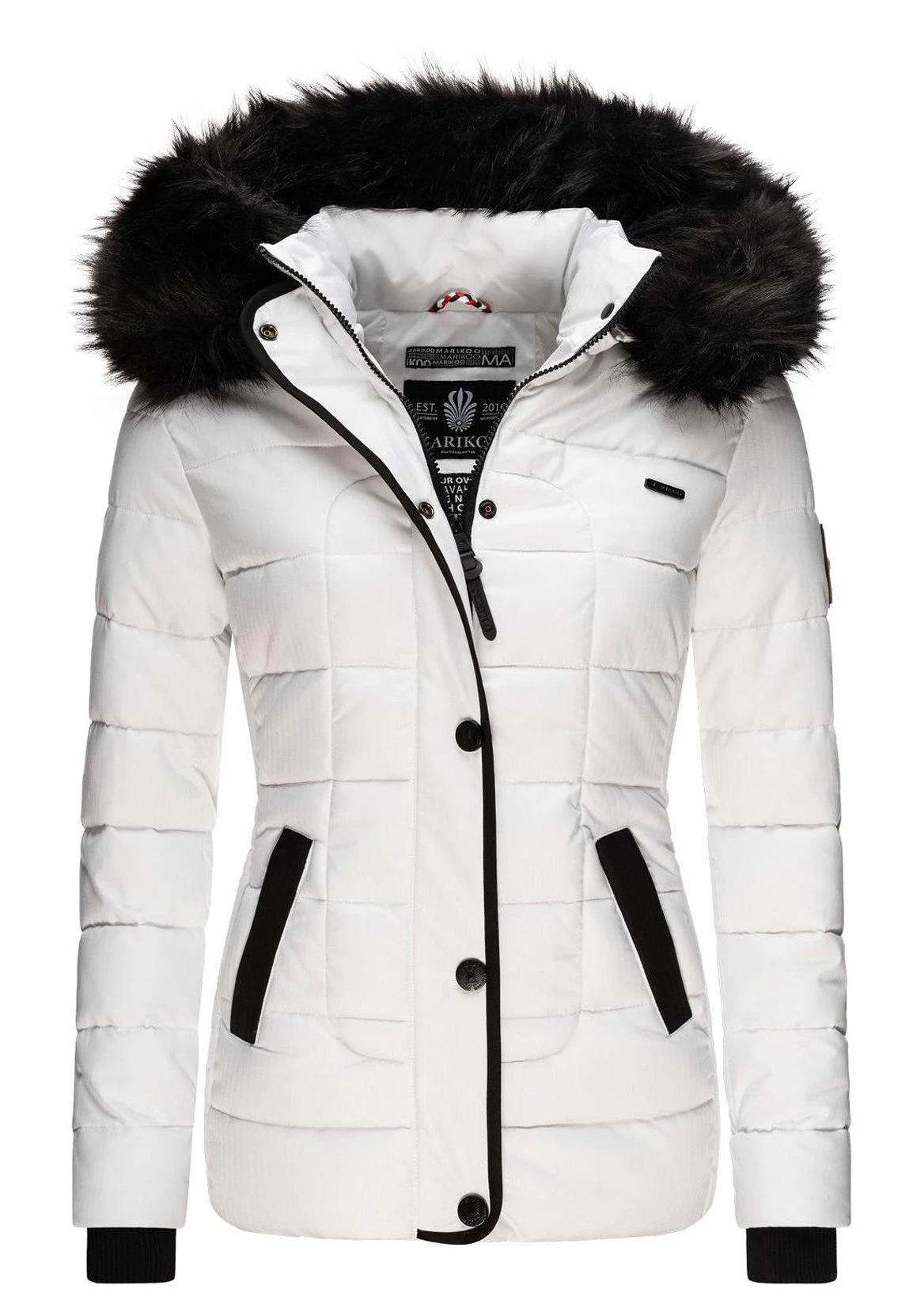 Marikoo Unique - Winterjas - White 3 Marikoo Unique - Winterjas - White