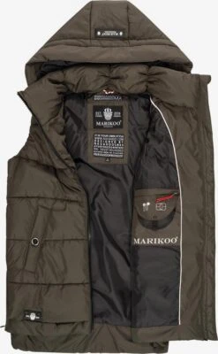 Marikoo Bodywarmers Bodywarmer Zarinaa Dames Antraciet -Marikoo Winkel 0f3f902d3f8757eac9c2ab21f97d63b7