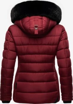 Marikoo Winterjassen Winterjas Qesraa Dames Kersrood -Marikoo Winkel 11e11a415662dd27c0d112ce2ce0a14e