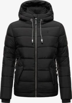 Marikoo Winterjassen Winterjas Taisaa Dames Zwart -Marikoo Winkel 13a43adc727acb9e4c746c9519528881
