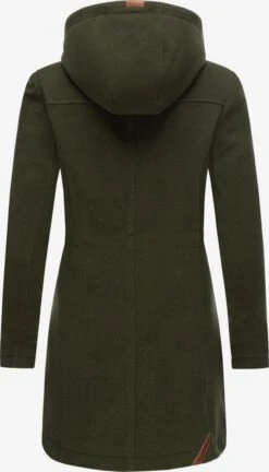 Marikoo Wintermantels Wintermantel Dames Donkergroen -Marikoo Winkel 1569e8e63c912f217c5474627df0b15c