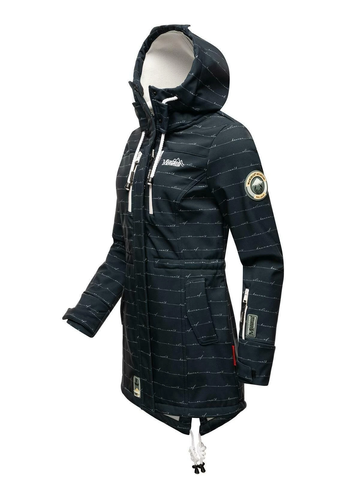 Marikoo Zimtzicke - Parka - Navy Lines 4 Marikoo Zimtzicke - Parka - Navy Lines - Afbeelding 2
