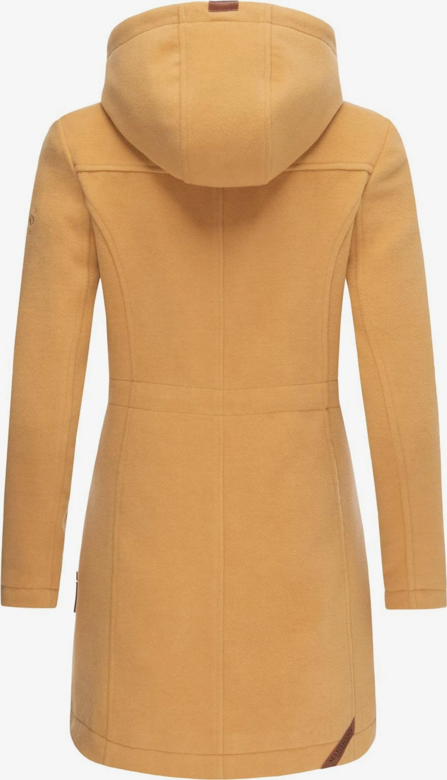 Marikoo Wintermantels Wintermantel Dames Bruin 4 Marikoo Wintermantels Wintermantel Dames Bruin - Afbeelding 3