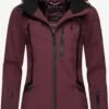 Marikoo Winterjassen Winterjas Dames Bordeaux -Marikoo Winkel 2096a9f3439139d6fe53c721cf763a38