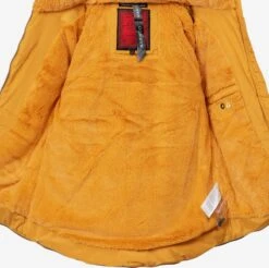 Marikoo Winterjassen Winterjas Amber Dames Goudgeel -Marikoo Winkel 214b5f0895576c012faf2cee1c01e18e