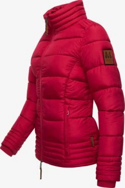 Marikoo Winterjassen Winterjas Sole Dames Framboos -Marikoo Winkel 22194a20756644399b2a9f1aea4d42d1