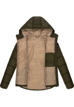 Marikoo Leandraa - Winterjas - Olive -Marikoo Winkel 2351e9998b5c4b74b0fa91620100cc7c