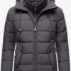 Marikoo Winterjassen Winterjas Taisaa Dames Donkergrijs -Marikoo Winkel 25f82e99739aff79d3f4474d5468bd1e