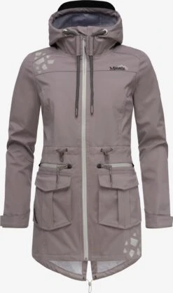 Marikoo Outdoor Jassen Functionele Jas Ulissaa Dames Taupe -Marikoo Winkel 28008573ca8480d16e0907ec184e92f3