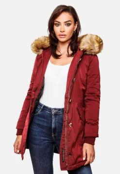 Marikoo Parkas Winterparka Karmaa Dames Rood / Bloedrood -Marikoo Winkel 2919ec6cca1f5ba2576018533c2f6052