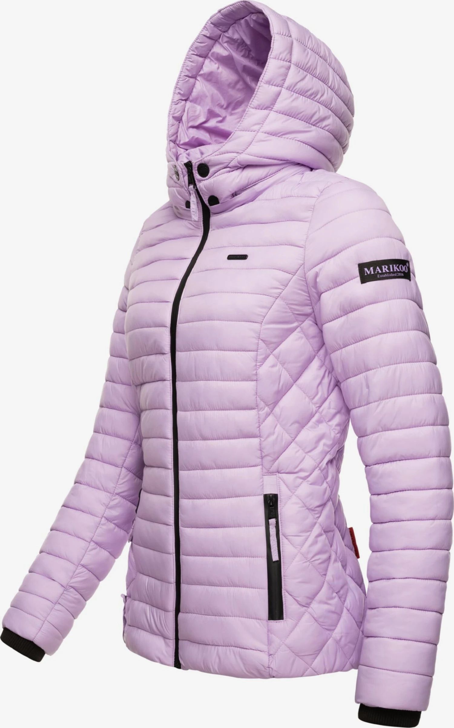 Marikoo Tussenjassen Tussenjas Samtpfote Dames Lichtlila 4 Marikoo Tussenjassen Tussenjas Samtpfote Dames Lichtlila - Afbeelding 2