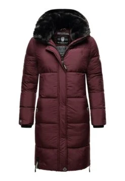 Marikoo Streliziaa - Winterjas - Dark Red Melange -Marikoo Winkel 296d11eac2c4400c816b089a11fb91c9