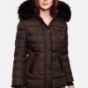 Marikoo Unique - Winterjas - Dark Choco -Marikoo Winkel 2d06dedaf7884a7da1bcf2d5f81befbf