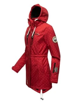 Marikoo Zimtzicke - Parka - Red W Dots -Marikoo Winkel 2dbad09168804efb912ecdb2878bc825