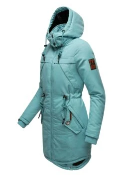 Marikoo Kamii - Winterjas - Misty Blue -Marikoo Winkel 2e3067ccdd254e8f83976daaba67349b