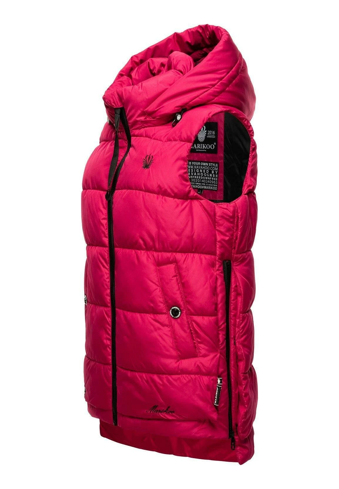 Marikoo Zarinaa - Bodywarmer - Fuchsia 6 Marikoo Zarinaa - Bodywarmer - Fuchsia - Afbeelding 4