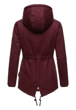 Marikoo Manolya - Winterjas - Dark Red Melange -Marikoo Winkel 2eb9d9f950e94806ba2ee8e4c91a52dd