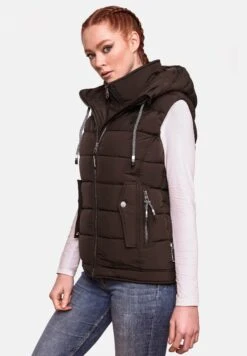 Marikoo Taisaa - Bodywarmer - Dark Choco 14 Marikoo Taisaa - Bodywarmer - Dark Choco -Marikoo Winkel 2f2880d004bd495184a21015379d8680