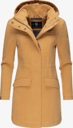 Marikoo Wintermantels Wintermantel Dames Bruin