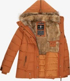 Marikoo Winterjassen Winterjas Nekoo Dames Cognac / Lichtbruin -Marikoo Winkel 3224e1a1cb9f3a5d56d478a06ba188f6