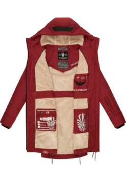 Marikoo Racquelle - Parka - Blood Red -Marikoo Winkel 333e0432ca6745218876113e6465c256