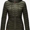 Marikoo Tussenjassen Tussenjas Aniyaa Dames Olijfgroen -Marikoo Winkel 36e29375b9b5a0d9f60d85f438634254