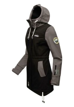 Marikoo Zimtzicke - Parka - Black Grey -Marikoo Winkel 380c2a6d1c5c4922a529009b6a623c1e