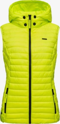 Marikoo Bodywarmers Bodywarmer Dames Limoen -Marikoo Winkel 39018458180bfbf23135dc7039c94f14
