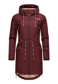 Marikoo Racquelle - Parka - Dark Red Melange -Marikoo Winkel 3b9e3f74168d4bf79c1f611cf2aaf3ae
