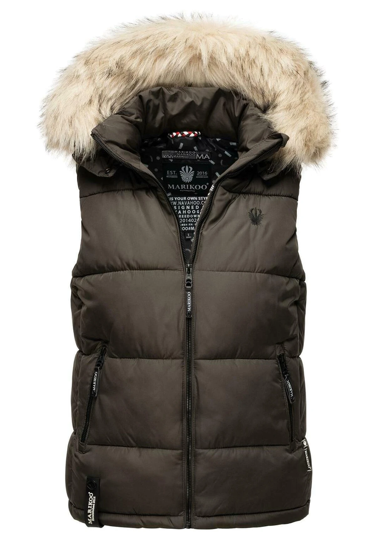 Marikoo Bodywarmer - Anthracite 3 Marikoo Bodywarmer - Anthracite