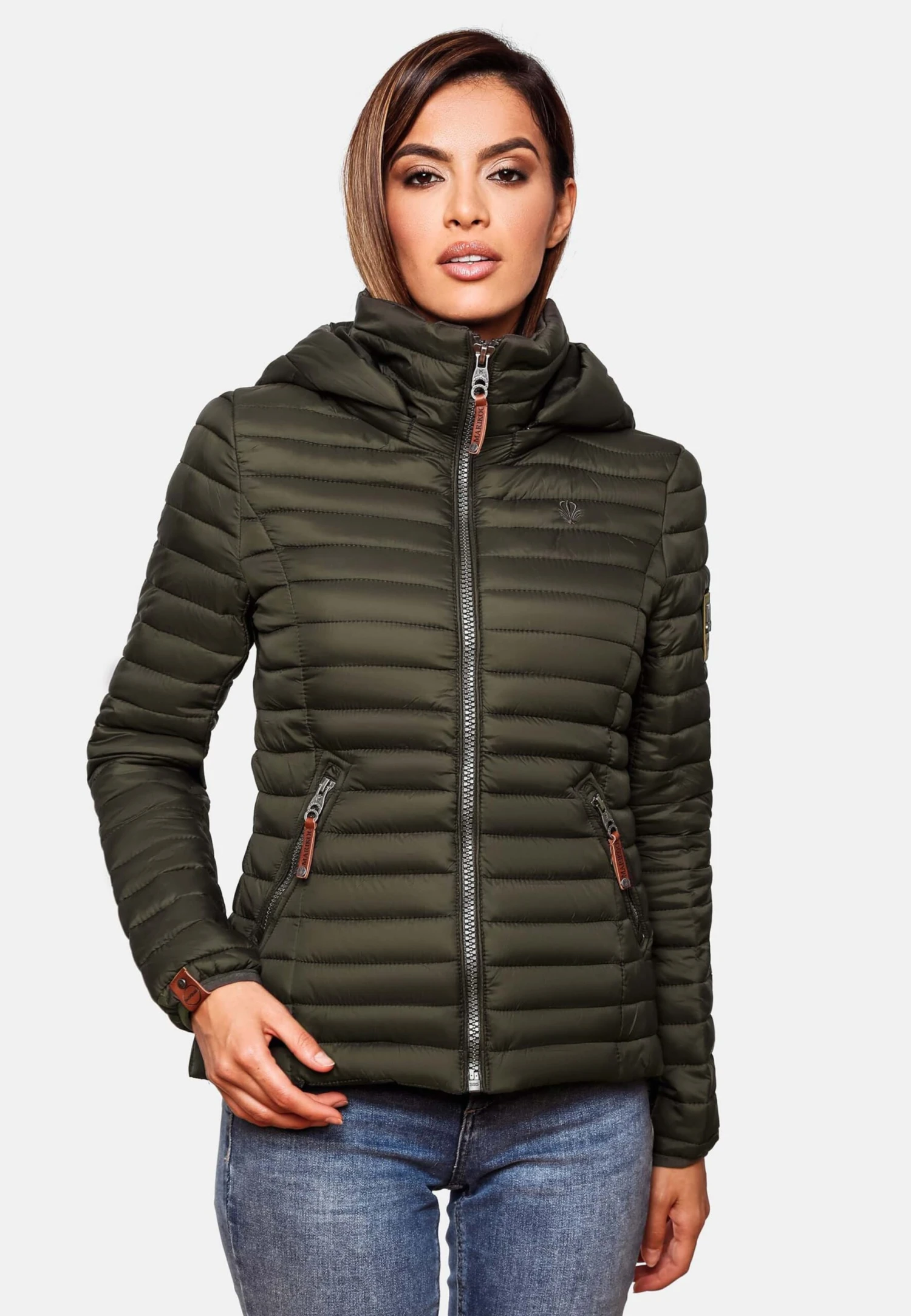 Marikoo Tussenjassen Tussenjas Löwenbaby Dames Olijfgroen 7 Marikoo Tussenjassen Tussenjas Löwenbaby Dames Olijfgroen - Afbeelding 5