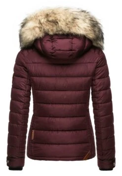 Marikoo Lerikaa - Winterjas - Dark Red Melange -Marikoo Winkel 41c52c3faf2f42e0b2c6083adad6e9ac