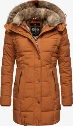 Marikoo Korte Mantels Wintermantel Dames Bruin