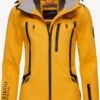 Marikoo Winterjassen Winterjas Dames Geel -Marikoo Winkel 427793eb07e560f7296a46975975a021