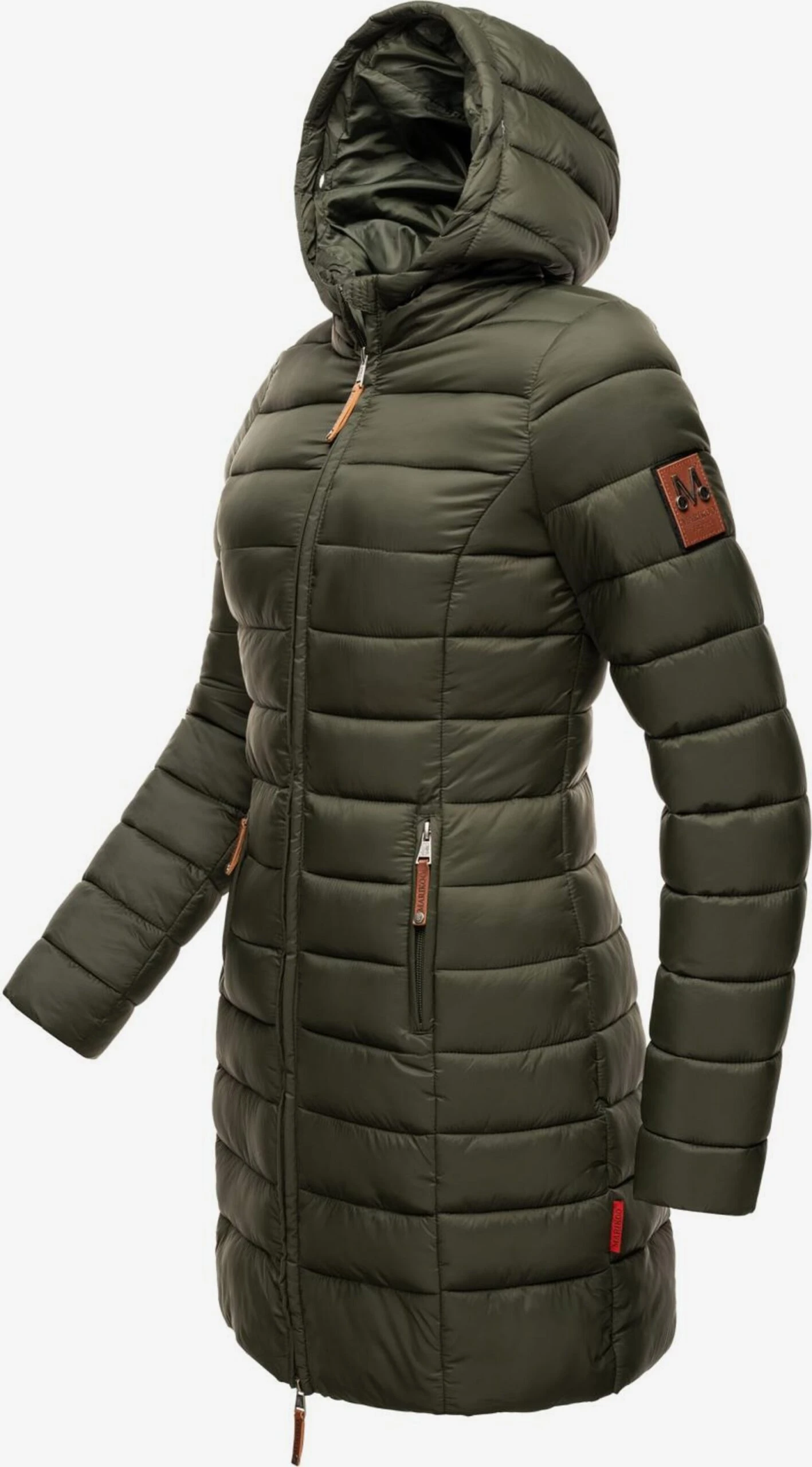 Marikoo Wintermantels Wintermantel Rose Dames Donkergroen 6 Marikoo Wintermantels Wintermantel Rose Dames Donkergroen - Afbeelding 4