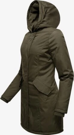 Marikoo Parkas Winterparka Karmaa Dames Olijfgroen -Marikoo Winkel 44f9607607a2ef3984bb08e2ae98c8e4