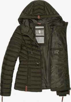 Marikoo Tussenjassen Tussenjas Aniyaa Dames Olijfgroen -Marikoo Winkel 473b6bf329f0569f993c4392ee322e8d