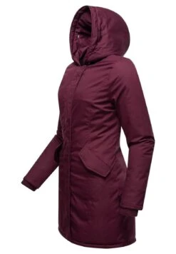 Marikoo Karmaa - Winterjas - Dark Red Melange -Marikoo Winkel 48352daf37f64a01b8fe1df335a25140