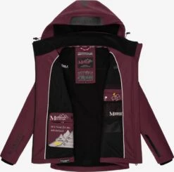 Marikoo Winterjassen Winterjas Dames Bordeaux -Marikoo Winkel 48fdf9b3a4173617a5862f2062e96794