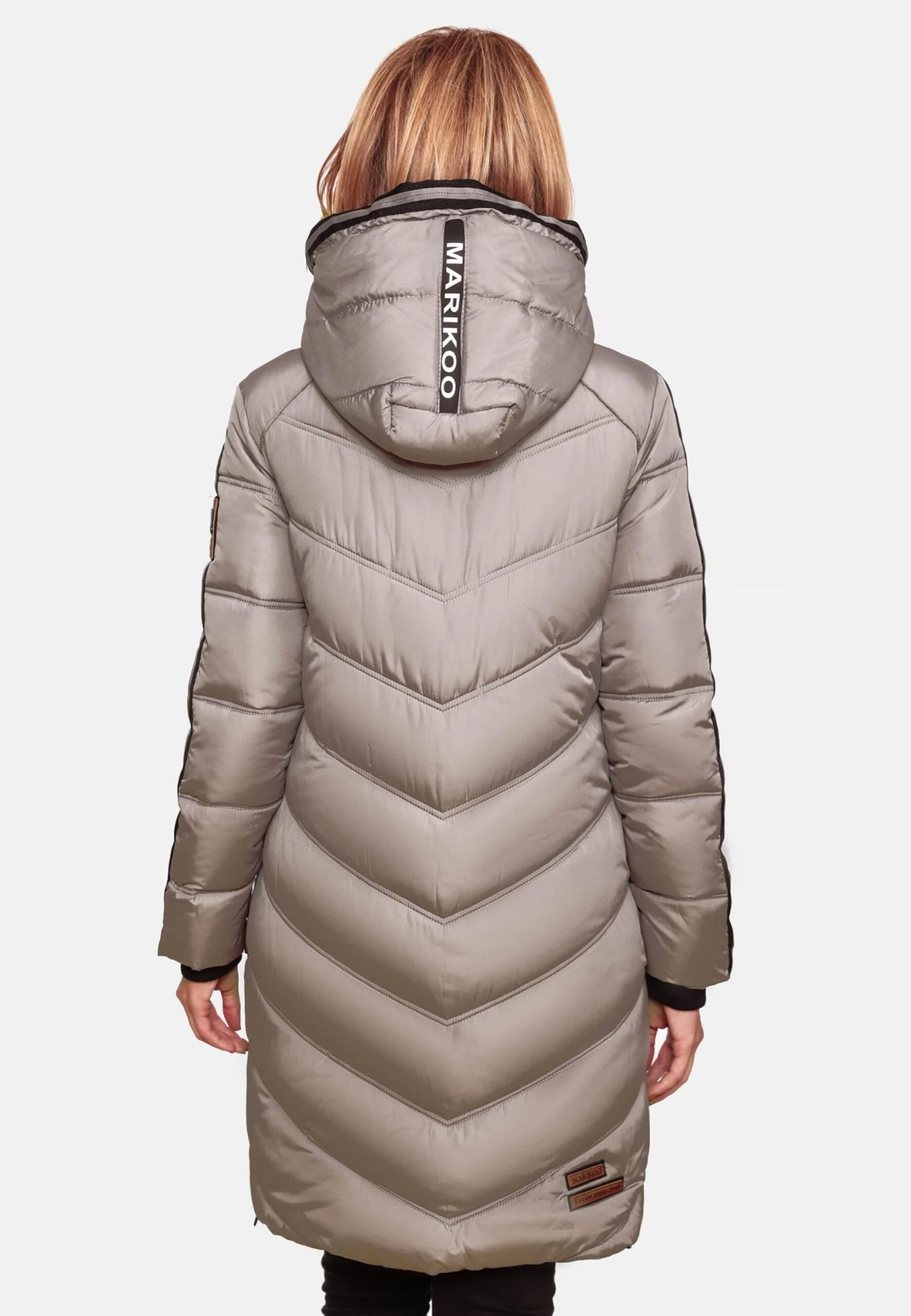 Marikoo Wintermantels Wintermantel Armasa Dames Grijs 9 Marikoo Wintermantels Wintermantel Armasa Dames Grijs - Afbeelding 7