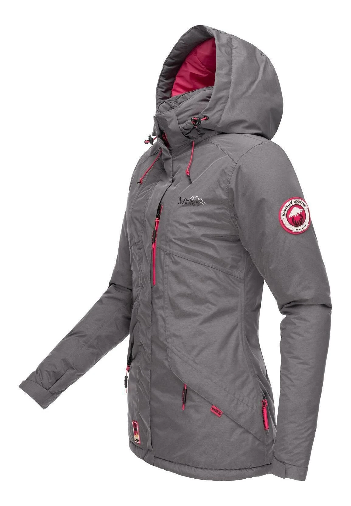 Marikoo Winterjas - Grey 4 Marikoo Winterjas - Grey - Afbeelding 2